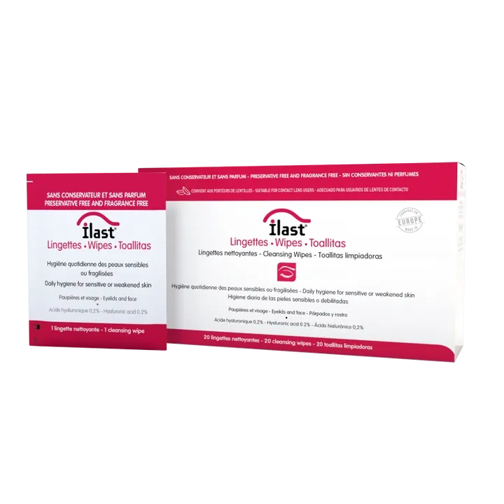 Ilast lingettes nettoyantes - boîte de 20 lingettes