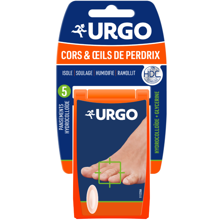 Cors et oeils de perdrix Urgo - boite de 5 pansements