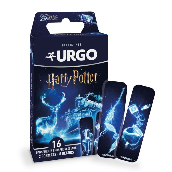 Pansements Harry Potter phosphorescents Urgo - boite de 16 pansements