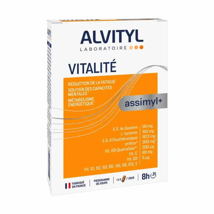 Vitalité assimyl+ Alvityl - boite de 30 comprimés