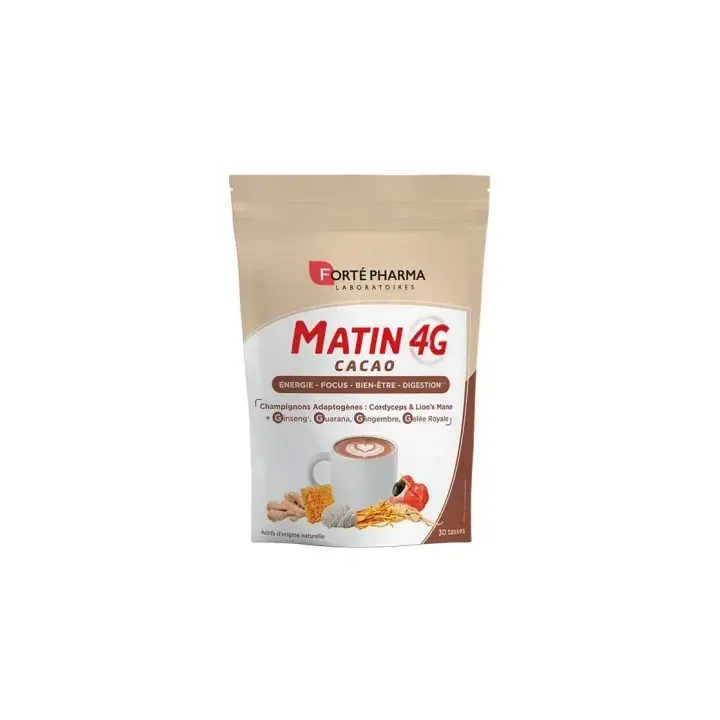 Matin 4G Cacao Forté Pharma - sachet de 150g (30 tasses)