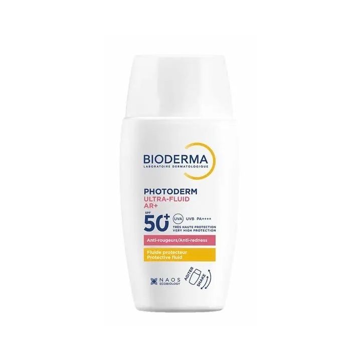 Photoderm ultra-fluid AR+ crème anti-rougeurs SPF50+ Bioderma - flacon de 40ml
