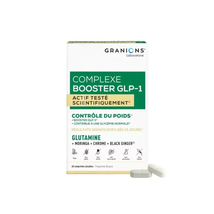 Complexe booster GLP-1 contrôle du poids Granions - boite de 60 comprimés 
