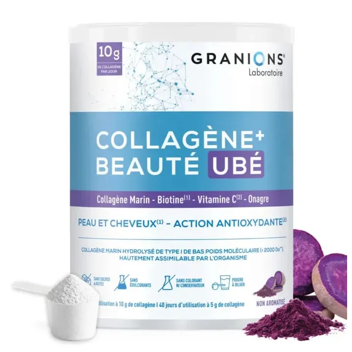 Collagène beauté UBÉ Granions - pot de 216g