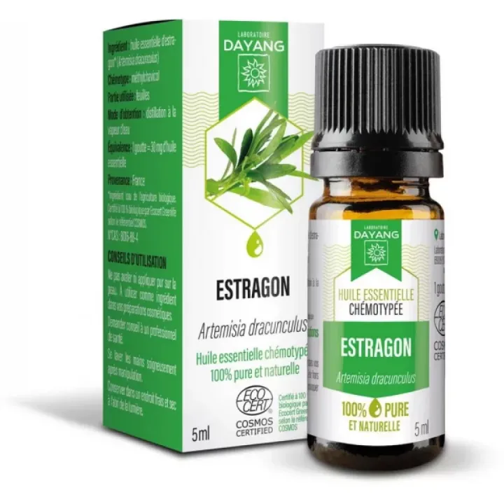 Estragon huile essentielle chémotypée Dayang - flacon de 5ml
