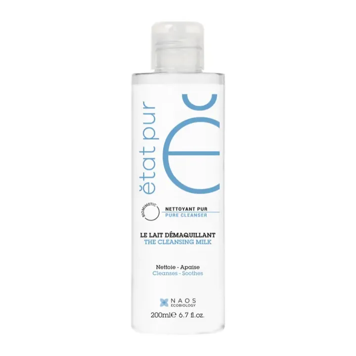 Le lait démaquillant Etat Pur - flacon de 200ml