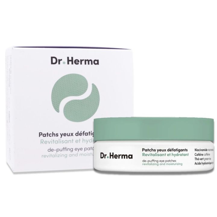 Patchs yeux défatiguants Dr Herma - boite de 30 patchs 