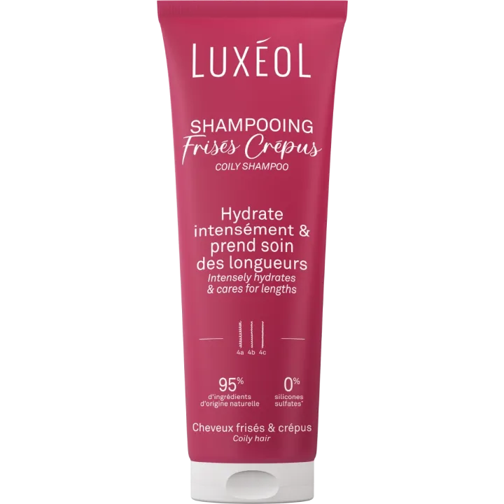 Shampooing frisés crépus Luxéol - tube de 250ml