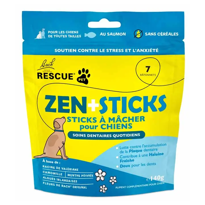 Zen + Sticks pour chiens Rescue Pets - sachet de 7 bâtonnets