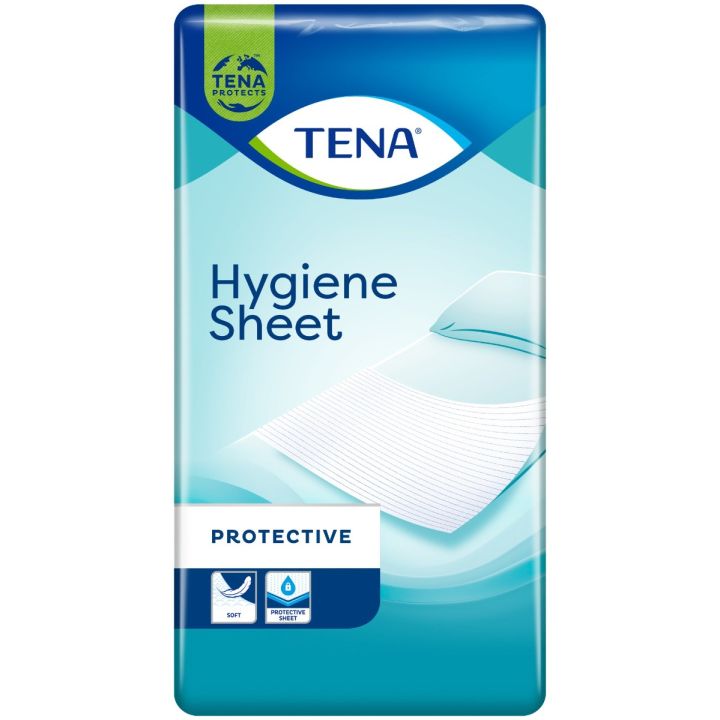 Protège-drap 80x140cm Tena - paquet de 100 protections 