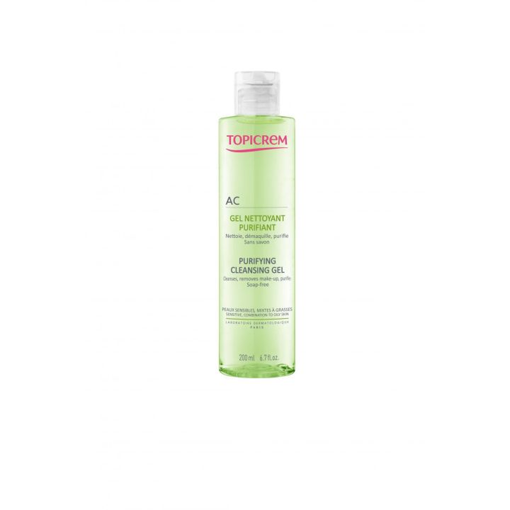 AC Gel nettoyant purifiant Topicrem