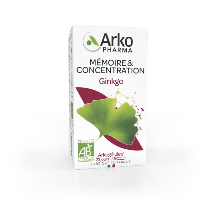 Arkogélules Ginkgo bio Arkopharma