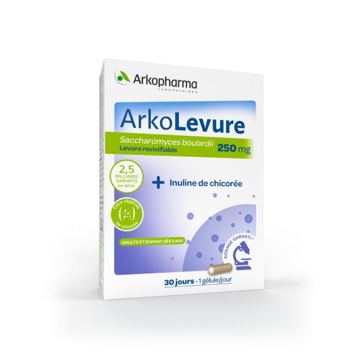 Arkolevure 250 mg Arkopharma – 30 gélules