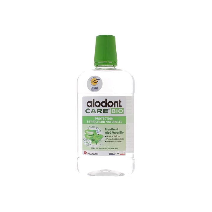 Bain de bouche quotidien Protection & fraîcheur naturelle bio Alodont Care
