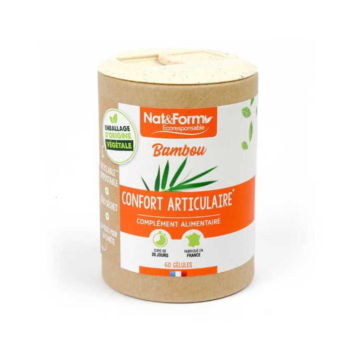 Bambou Tabashir Ecoresponsable Nat&Form - Boite de 60 gélules