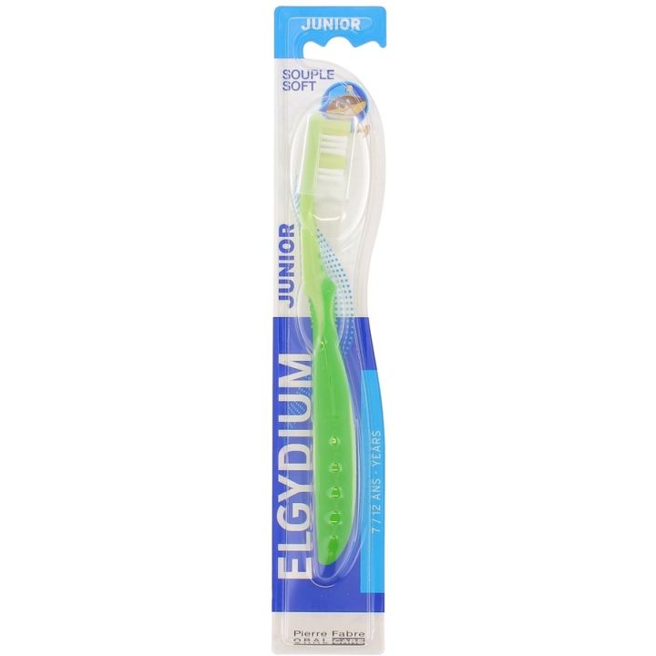 Brosse à dents Souple Junior 7/12 ans Elgydium - 1 brosse à dents
