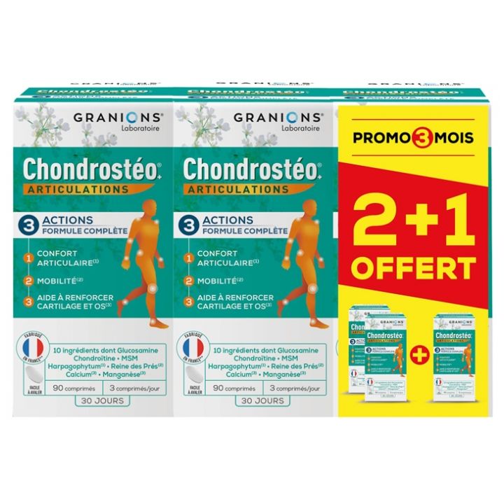 Chrondrosteo Programme de 3 mois Granions