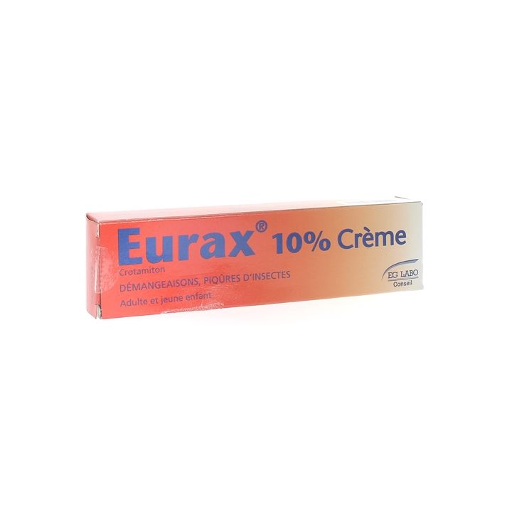 Crème démangeaisons 10% Eurax - tube de 40g