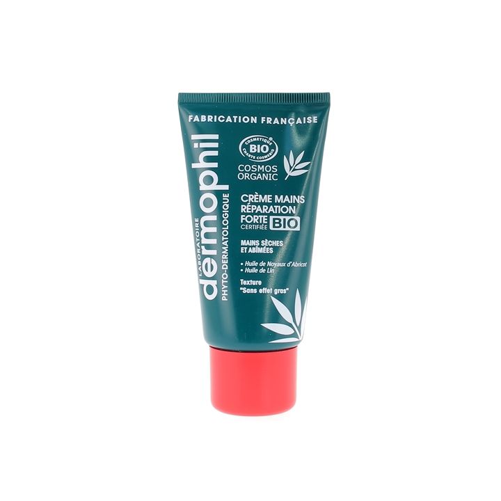Crème mains réparation forte bio Dermophil Indien