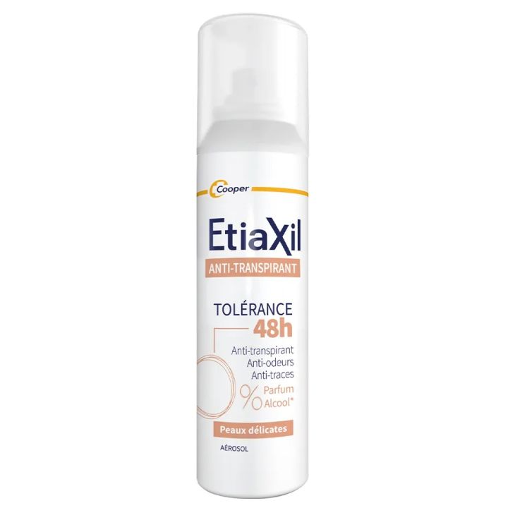 Déodorant anti-transpirant 48h peaux sensibles Etiaxil