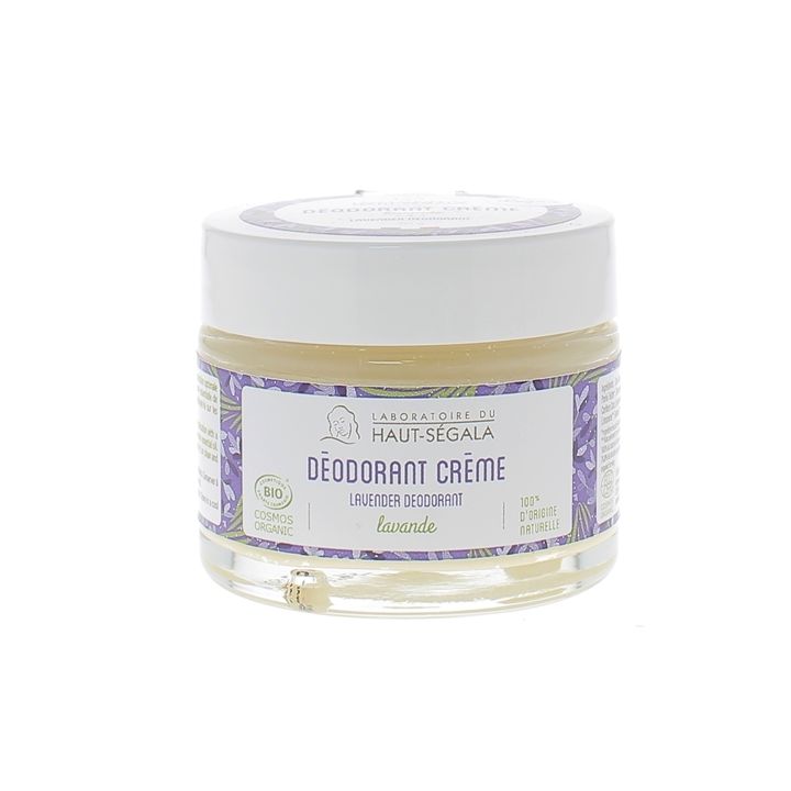 Déodorant crème lavande bio Haut-Ségala - pot de 50 g