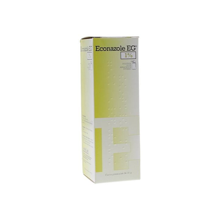 Econazole 1% solution cutanée EG Labo - flacon de 30 g