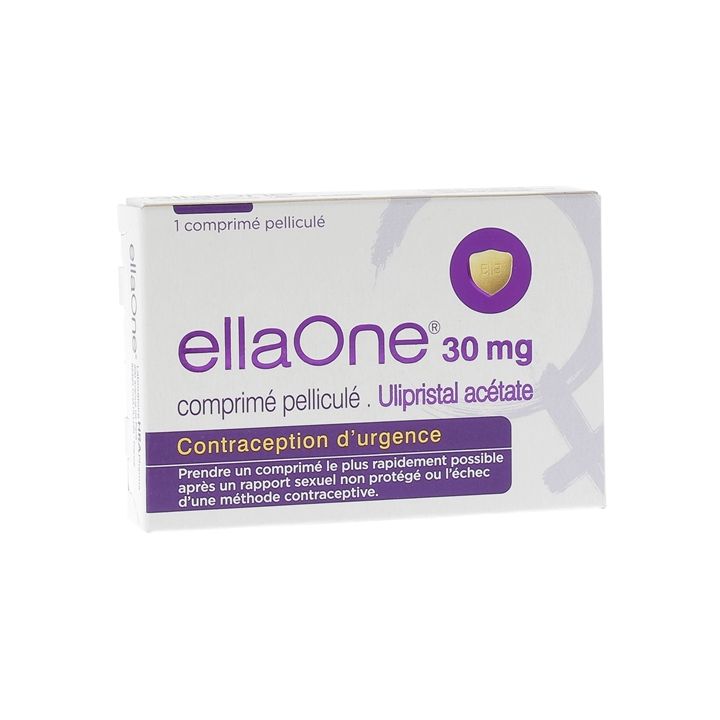 EllaOne 30mg - boîte de 1 comprimé pelliculé
