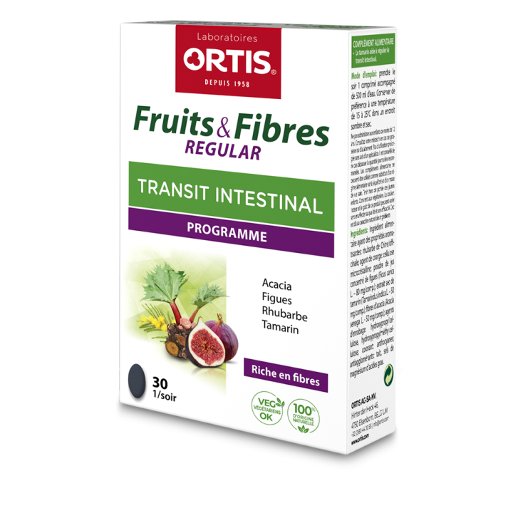 Fruits & Fibres Regular transit intestinal Ortis