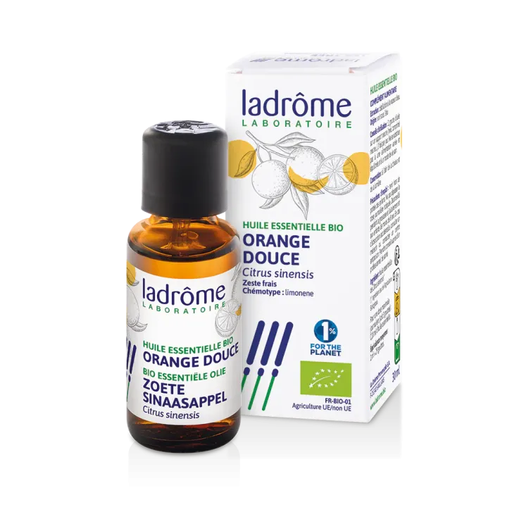 Huile essentielle Orange douce bio Ladrôme - flacon de 30ml