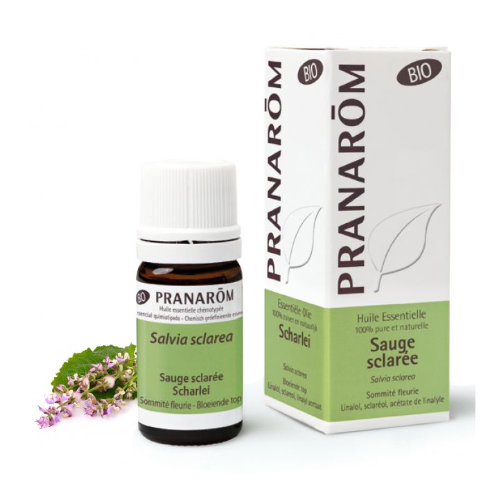 Huile essentielle sauge sclarée bio Pranarôm