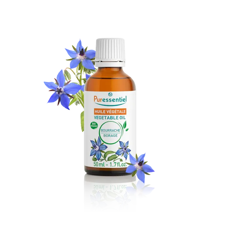 Huile végétale bio de bourrache Puressentiel - flacon de 50ml