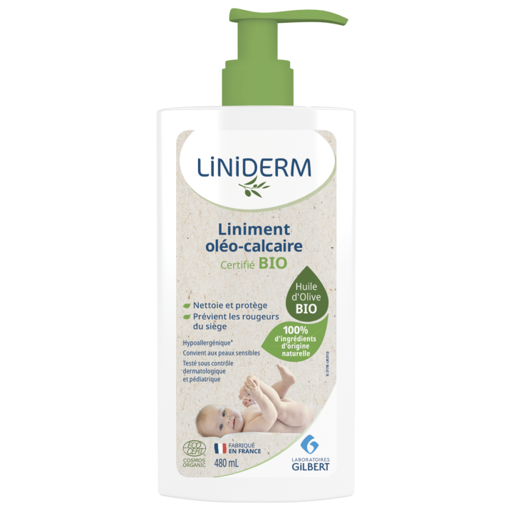 Liniderm liniment oléo-calcaire bio Gilbert