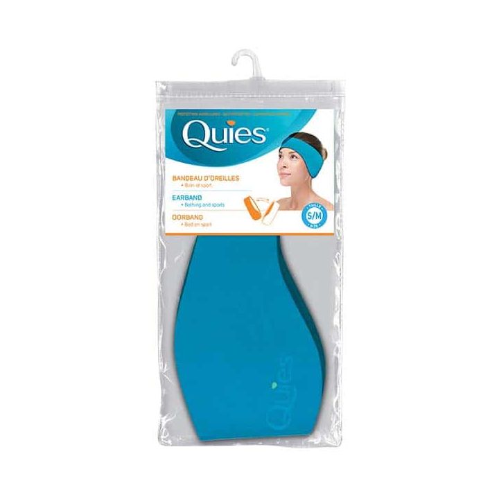 Protection auditive bandeau d'oreilles petite taille bain et sport Quies - 1 bandeau
