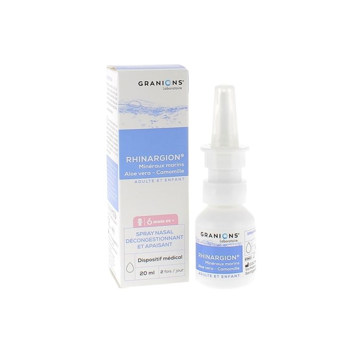 Rhinargion Spray nasal décongestionnant et apaisant Granions - spray de 20ml