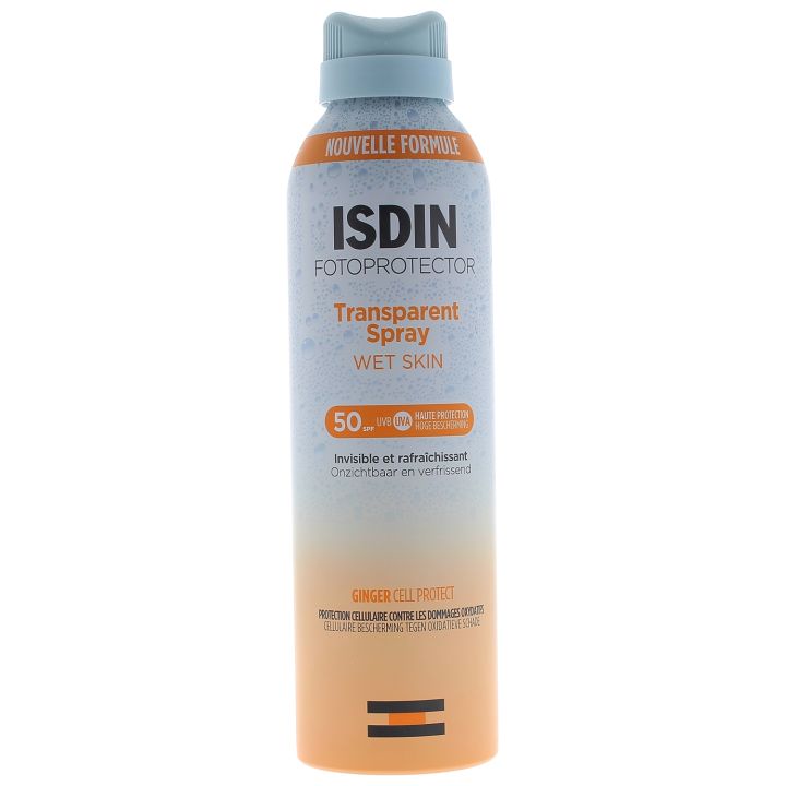 Spray transparent Wet Skin Fotoprotector Isdin - spray de 250ml