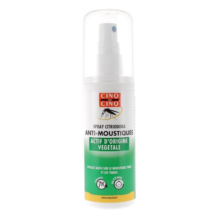 Spray Citriodora anti-moustiques Cinq sur Cinq