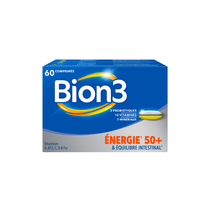 Bion 3 Énergie 50+ et équilibre intestinal