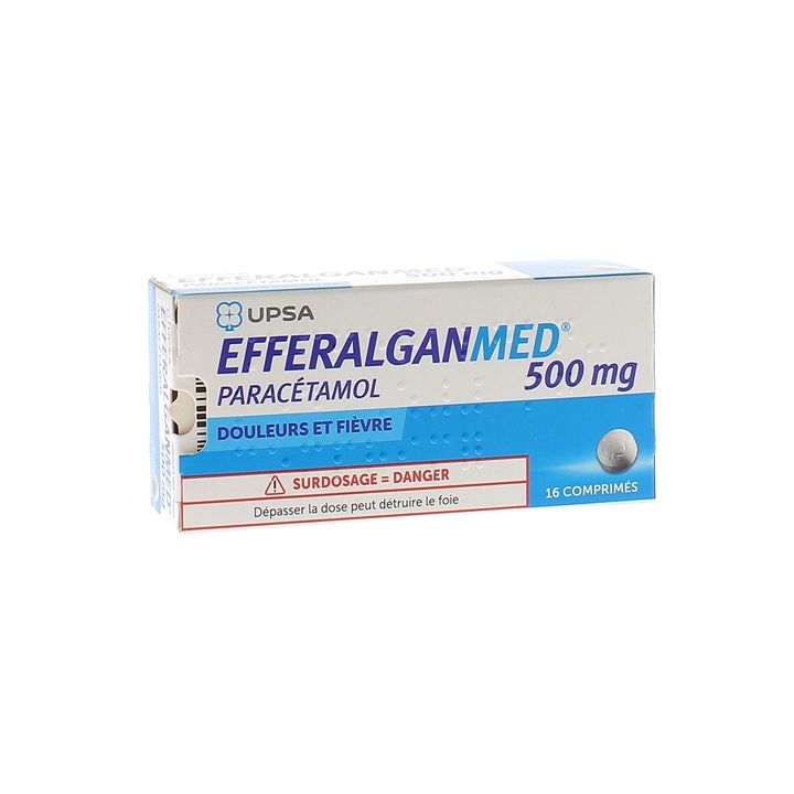 EfferalganMed 500mg comprimé Upsa - boite de 16 comprimés