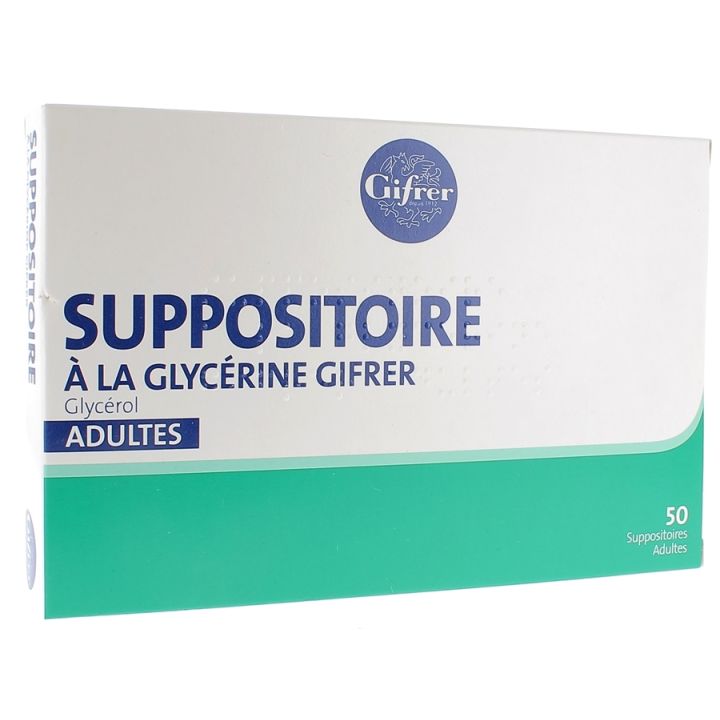 Suppositoires à la glycérine Gifrer
