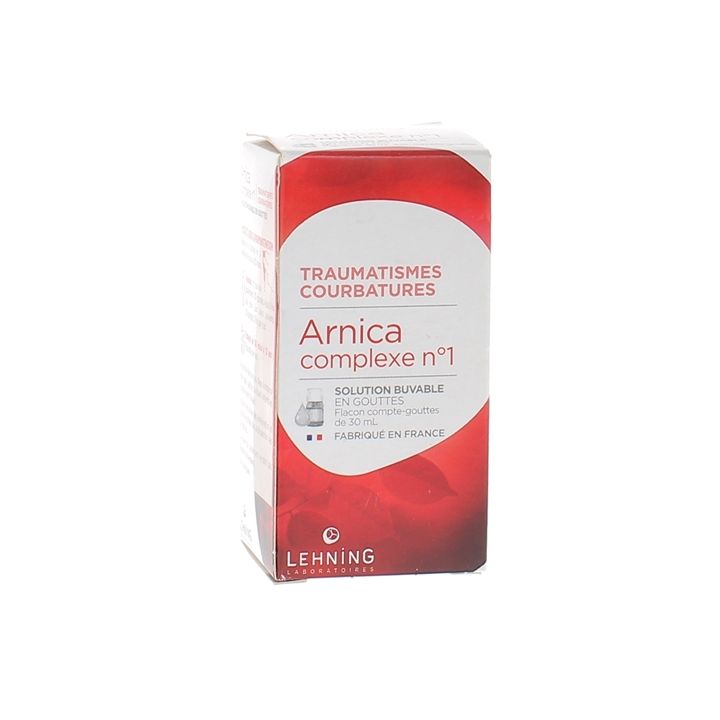 Arnica complexe n° 01 solution buvable en gouttes Lehning - flacon de 30 ml