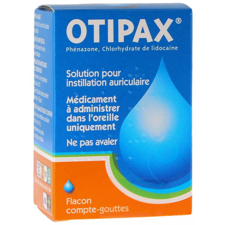 Otipax solution pour instillation auriculaire Biocodex - flacon de 15 ml