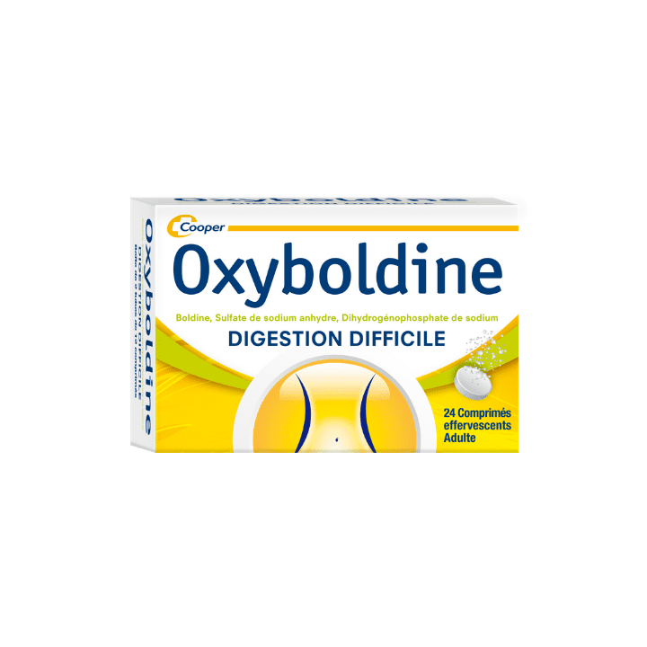 Oxyboldine comprimé effervescent - boîte de 24 comprimés