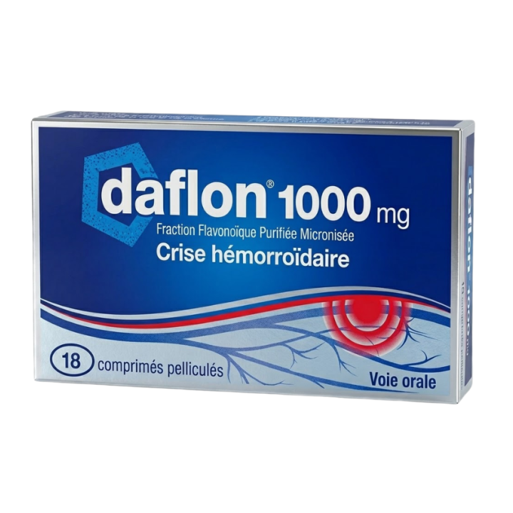 Daflon 1000mg comprimé - boite de 18 comprimés