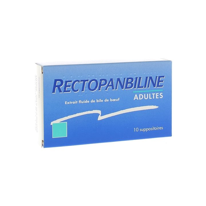 Rectopanbiline Adultes suppositoire - boîte de 10 suppositoires