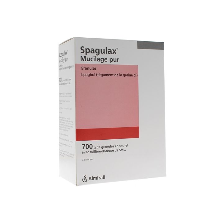Spagulax mucillage pur – granulés, boîte 700 g