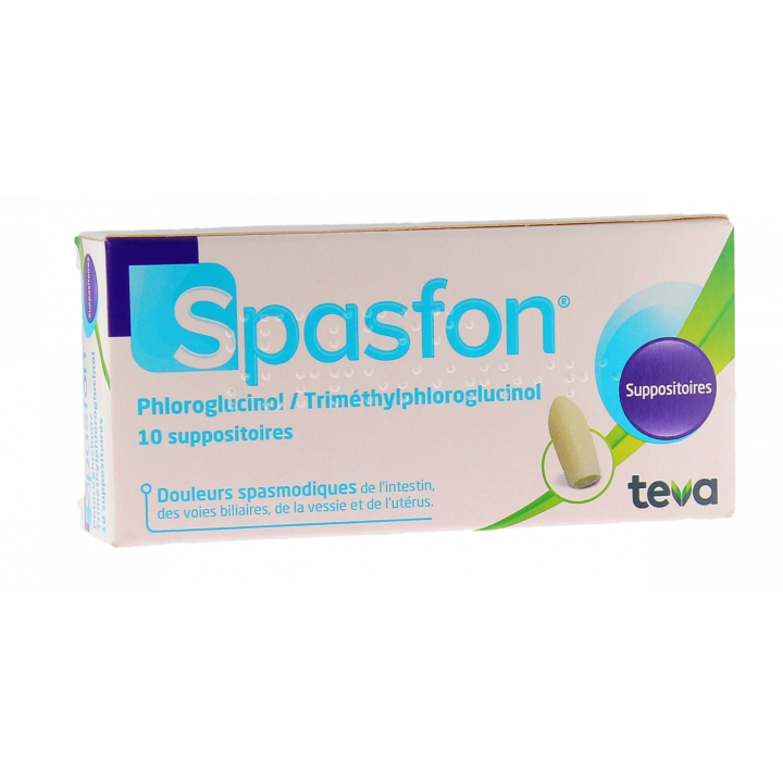 Spasfon suppositoire - boîte de 10 suppositoires