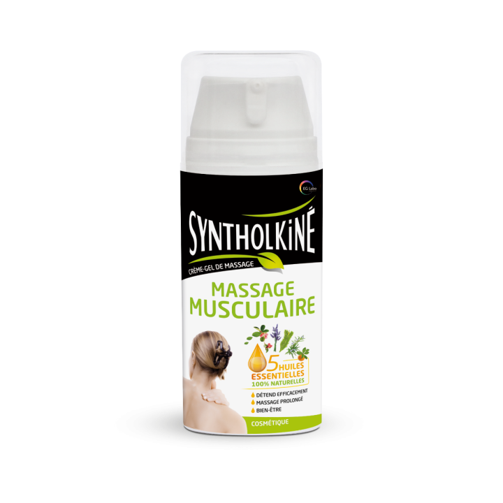 Syntholkiné crème gel de massage Massage musculaire - flacon-pompe de 75 ml