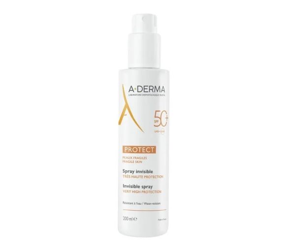 Protect spray invisible très haute protection SPF50+ A-Derma - spray de 200ml - image 1