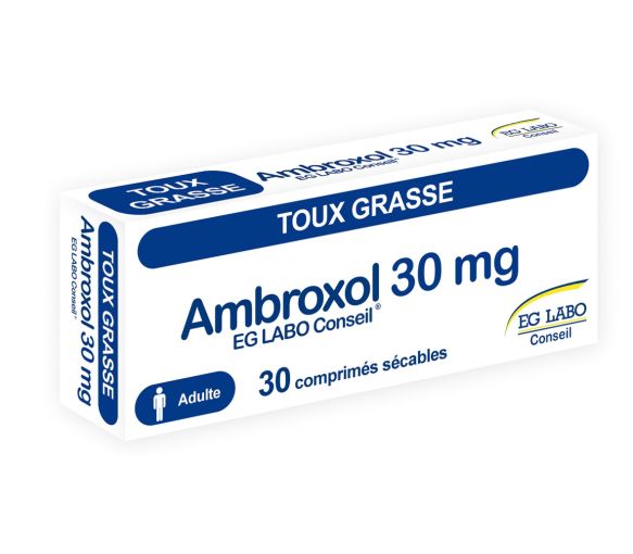 Ambroxol 30mg EG Labo - boîte de 30 comprimés - image 1