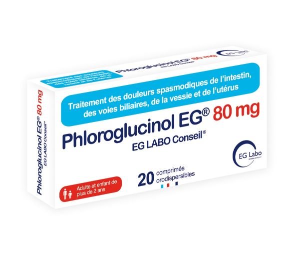 Phloroglucinol 80mg EGLabo - boîte de 20 comprimés orodispersibles - image 1